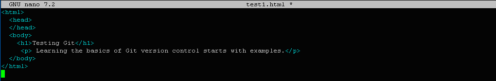 Testing git