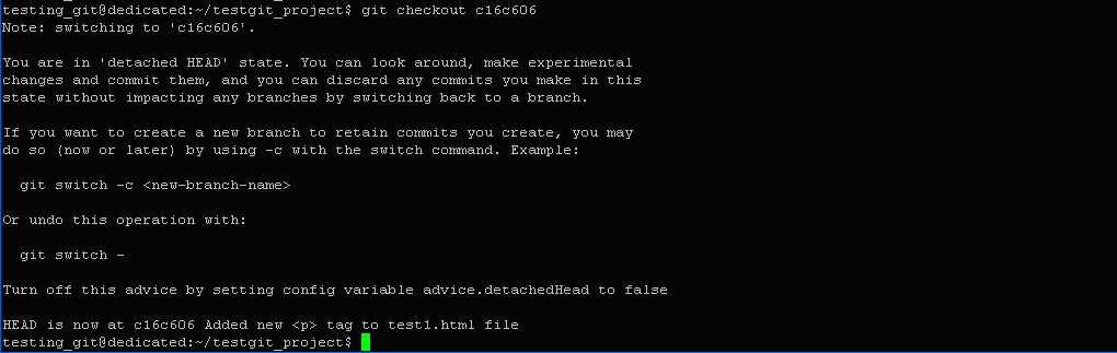 Note: switching to 'c16c606'