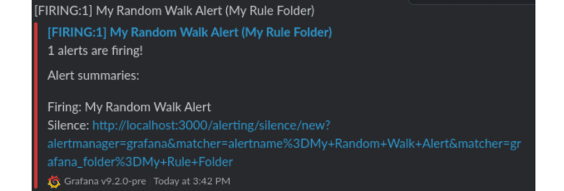 ��������� �� Grafana Alerting