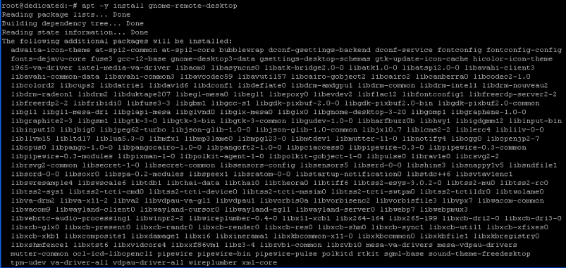 $ apt -y install gnome-remote-desktop