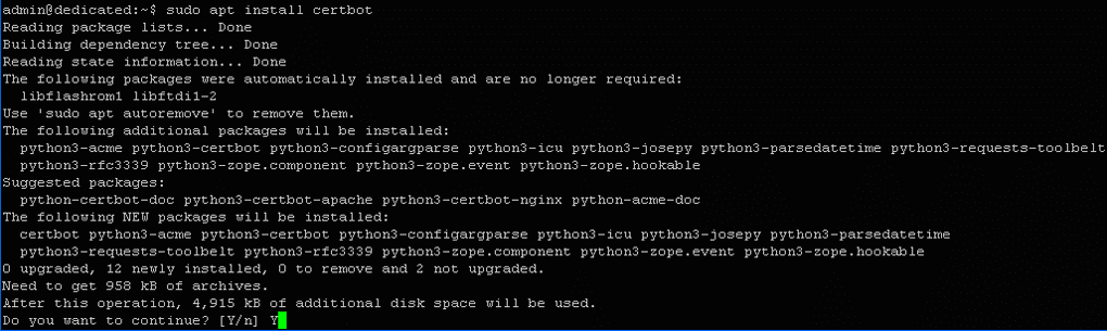 ��������� Certbot