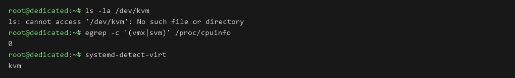 systemd-detect-virt