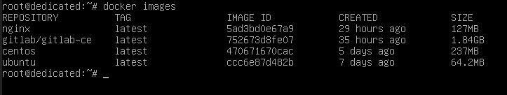 Установка контейнеров в Docker