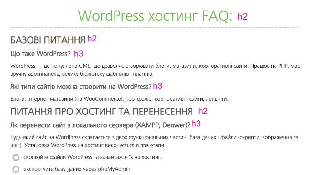 ������ ��������� FAQ