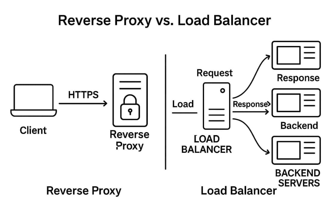 Reverse proxy vs load balancer