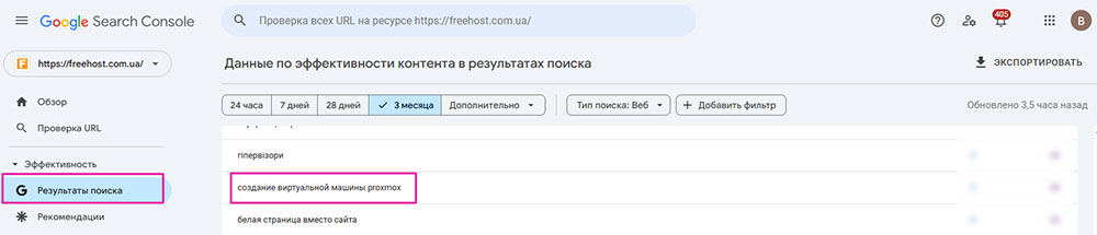 ������������ AI ������� ����� Search Console