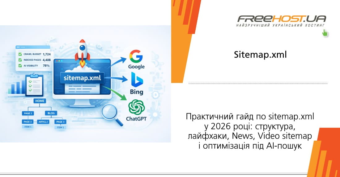 ������������ ���� �� sitemap.xml � 2026 ����: ���������, ��������, News, Video sitemap